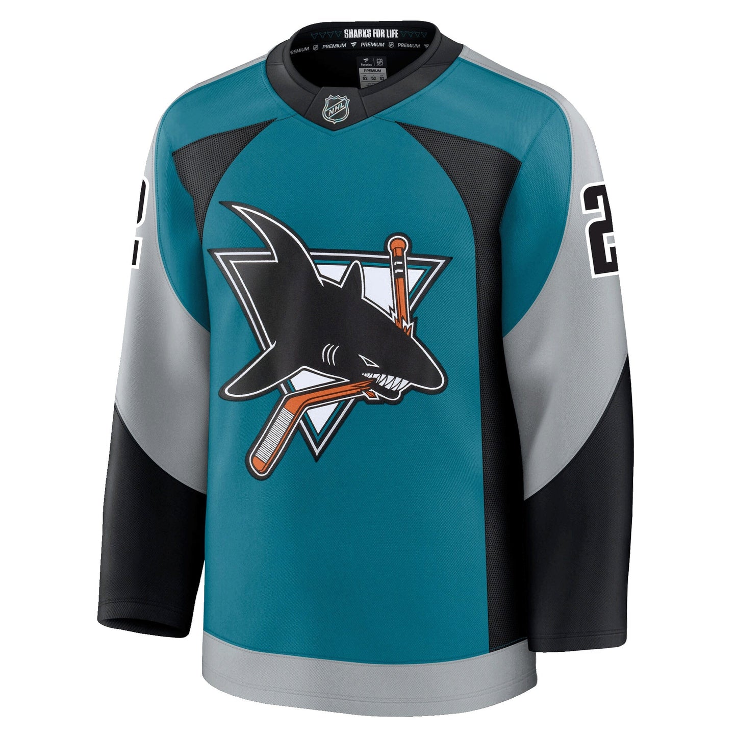 William Eklund San Jose Sharks Fanatics Alternate Premium Jersey
