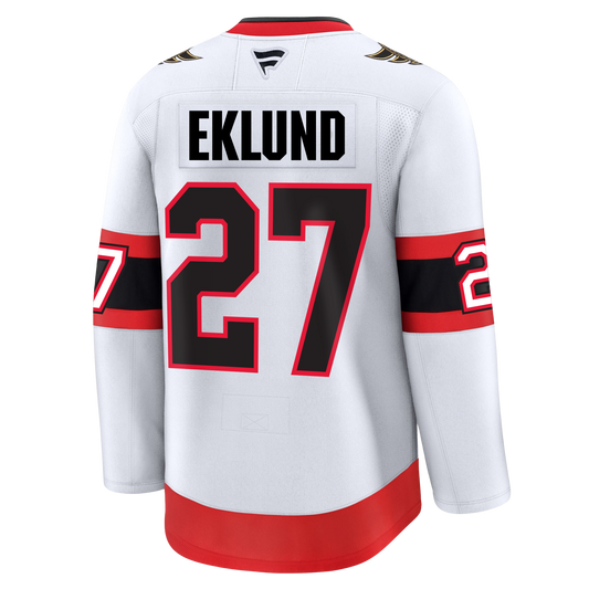 William Eklund Ottawa Senators Fanatics Premium Away Jersey