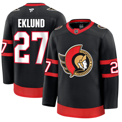 William Eklund Ottawa Senators Fanatics Premium Home Jersey