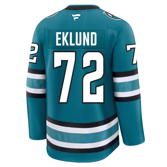 William Eklund San Jose Sharks Fanatics Premium Home Jersey