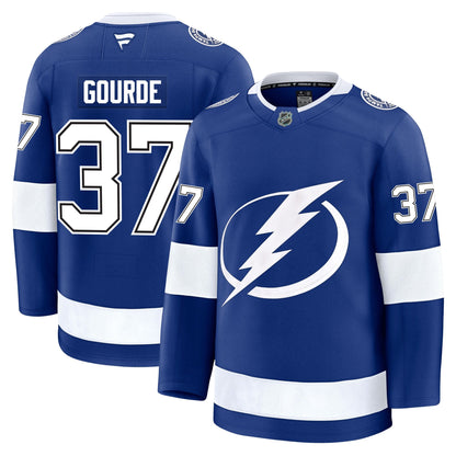 Yanni Gourde Tampa Bay Lightning Fanatics Premium Home Jersey