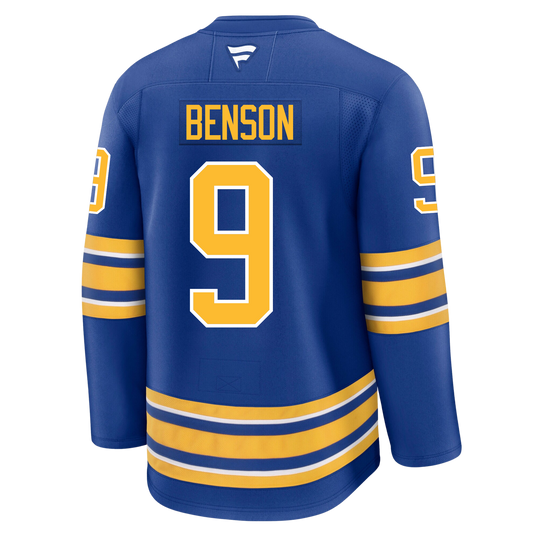 Zach Benson Buffalo Sabres Fanatics Premium Home Jersey