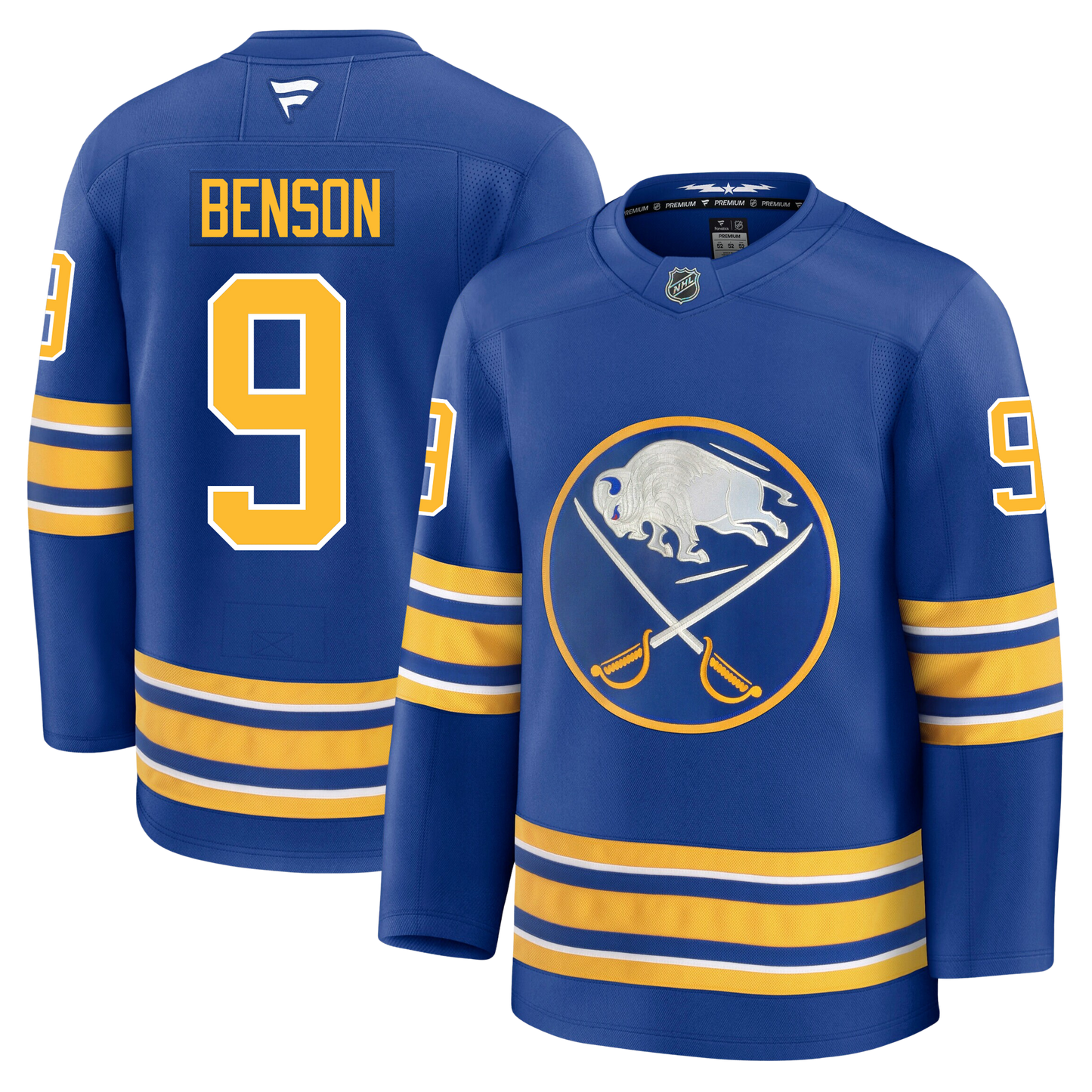 Zach Benson Buffalo Sabres Fanatics Premium Home Jersey
