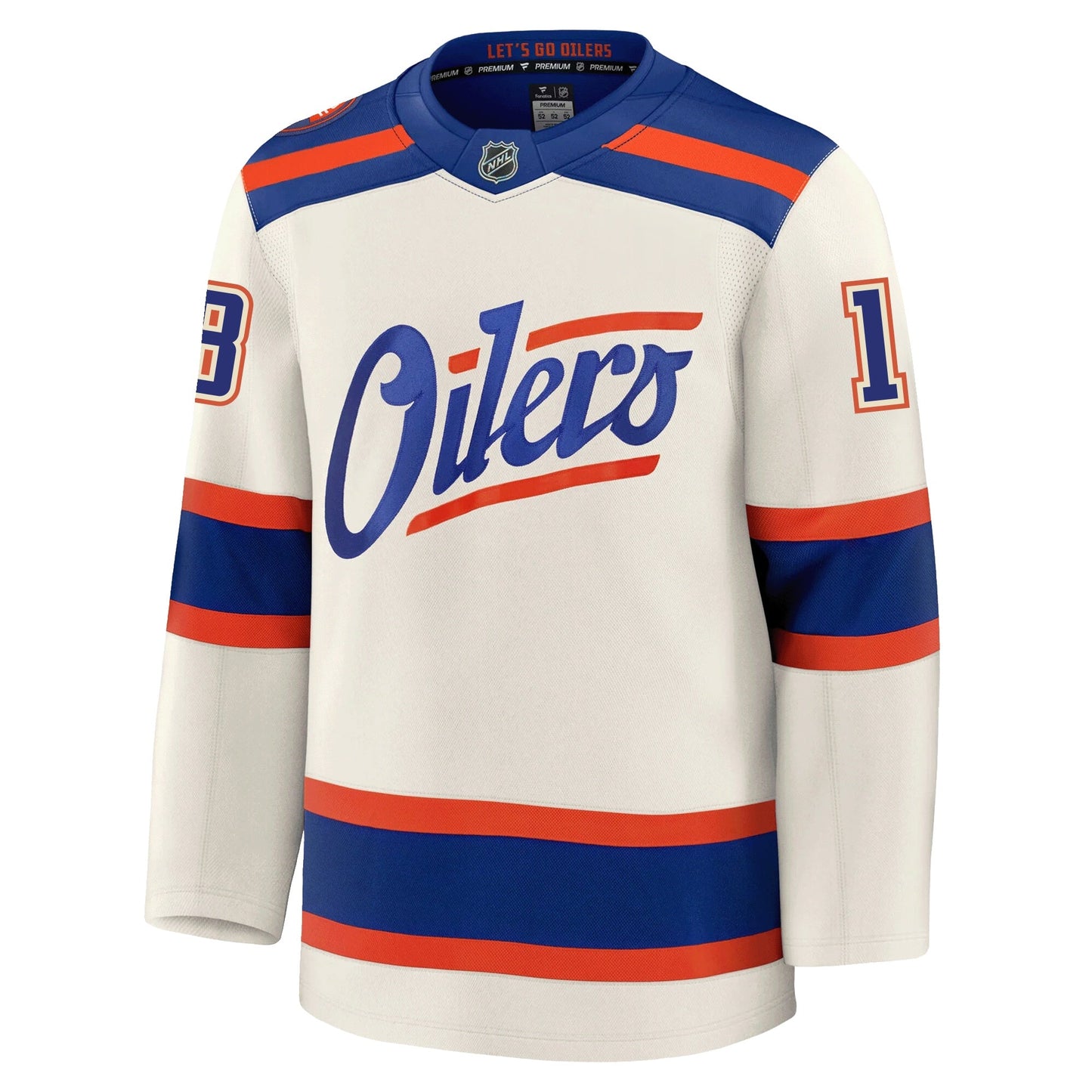 Zach Hyman Edmonton Oilers Fanatics Alternate Premium Jersey