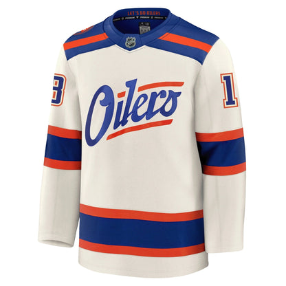 Zach Hyman Edmonton Oilers Fanatics Alternate Premium Jersey