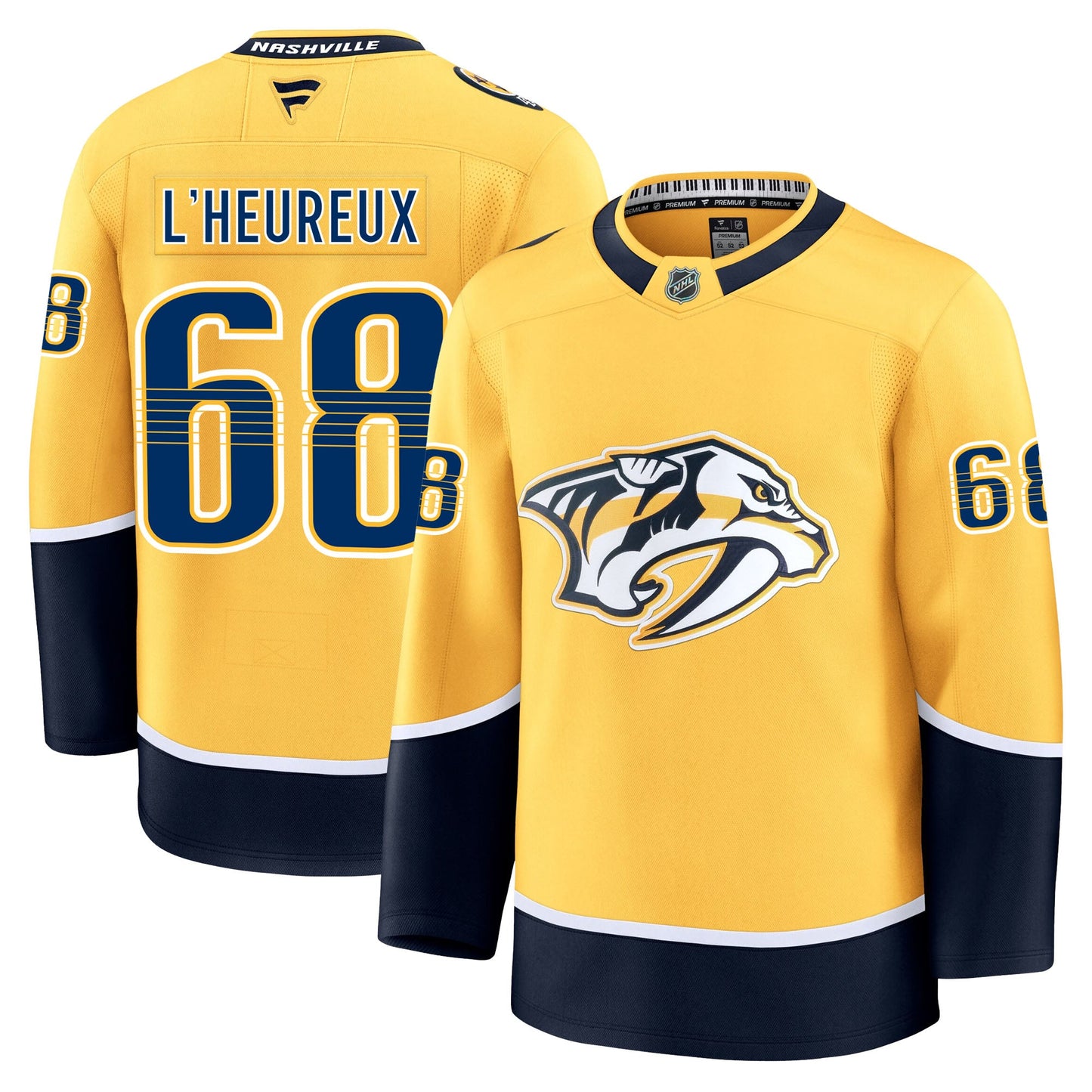 Zachary L'Heureux Nashville Predators Fanatics Premium Home Jersey