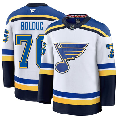 Zack Bolduc St. Louis Blues Fanatics Premium Away Jersey