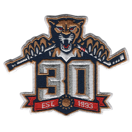 Florida Panthers 30th Anniversary Patch