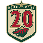 Minnesota Wild 20th Anniversary Patch