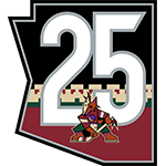 Arizona Coyotes 25th Anniversary Patch - Kachina