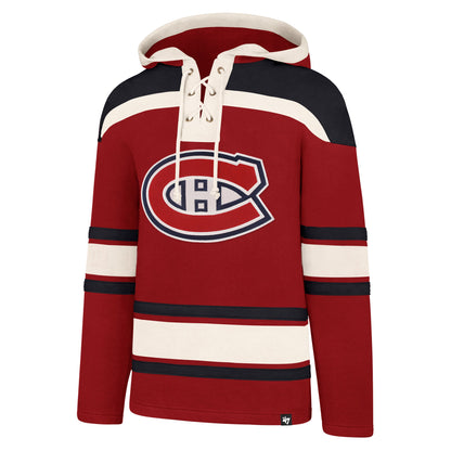 Customizable Montreal Canadiens 47' Fleece Lacer Hoody