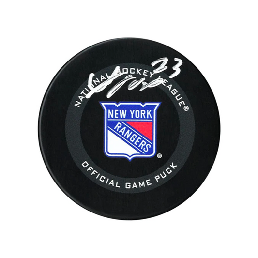 COJO 2023 NY Rangers Adam Fox Autographed Official - Puck