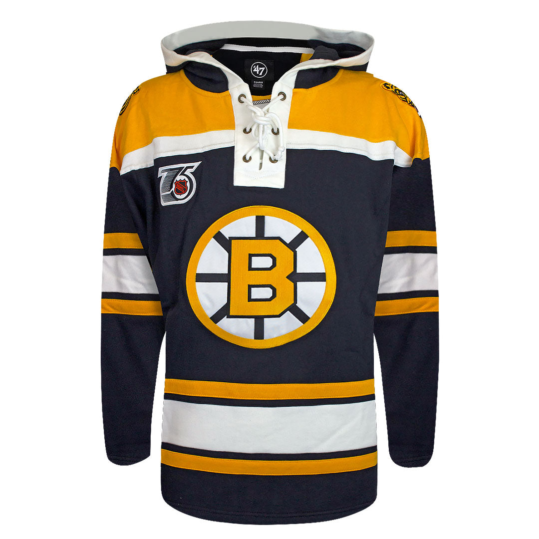 Customizable Boston Bruins 47' Retro Superior Lacer Hoody