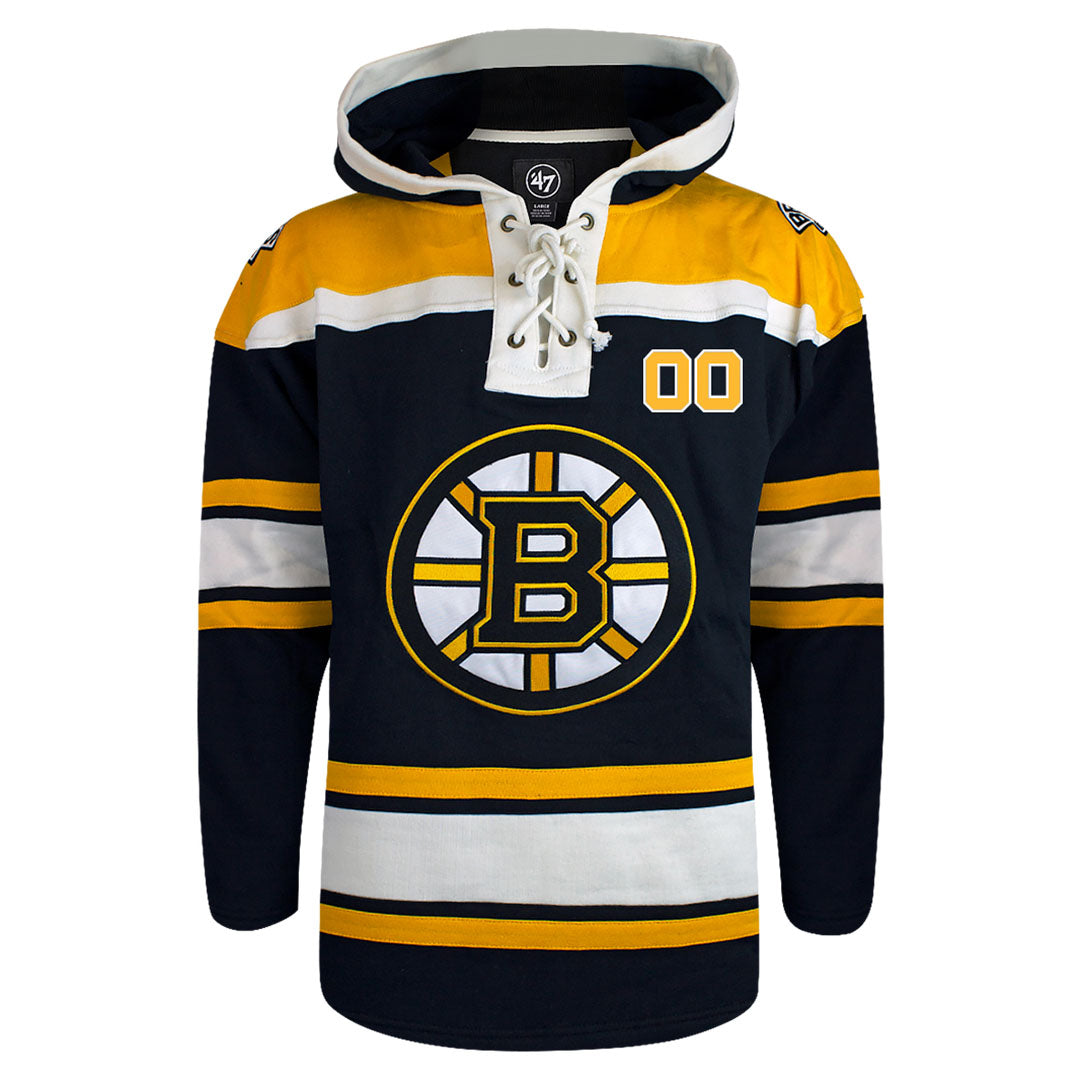 Customizable Boston Bruins 47' Fleece Lacer Hoody