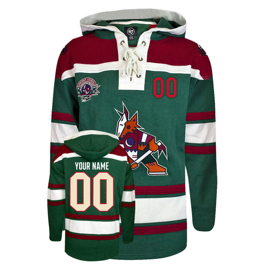 Customizable Arizona Coyotes 47' Retro Superior Lacer Hoody