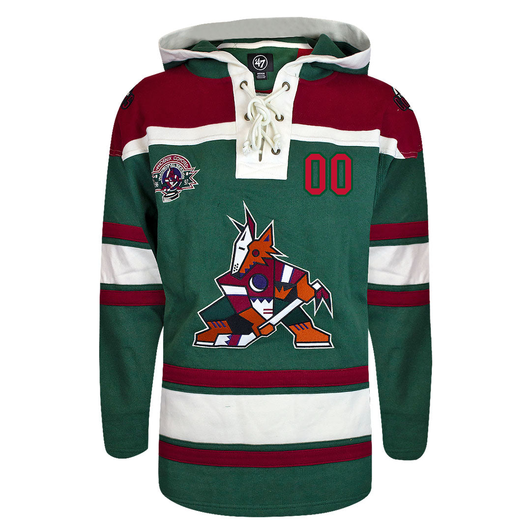 Customizable Arizona Coyotes 47' Retro Superior Lacer Hoody