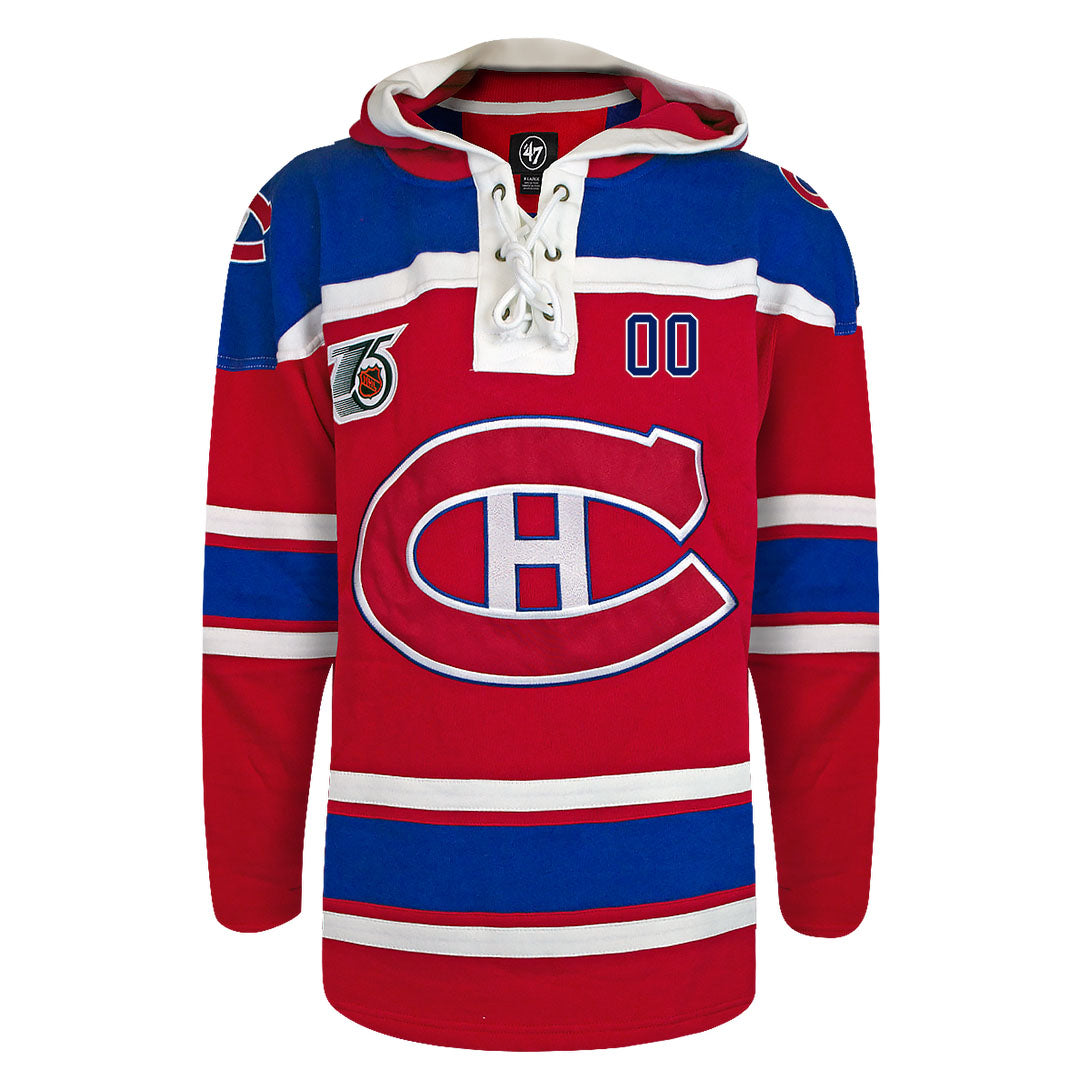 Customizable Montreal Canadiens 47' Retro Superior Lacer Hoody