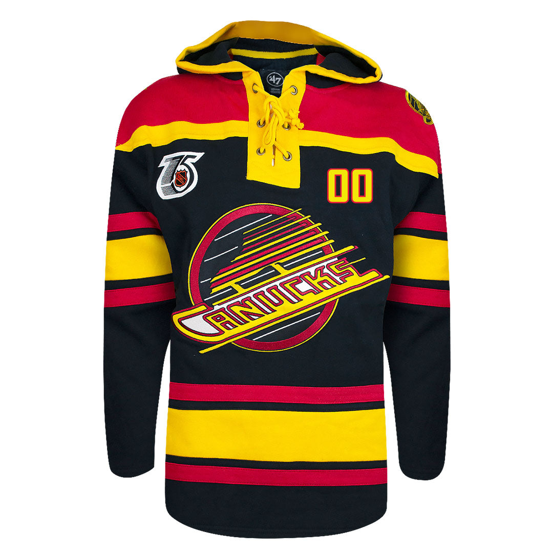 Customizable Vancouver Canucks 47' Retro Superior Lacer Hoody