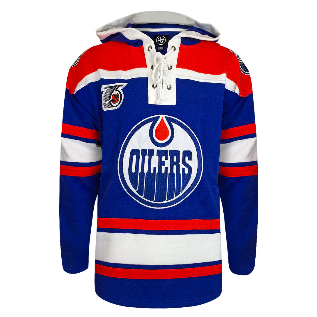 Customizable Edmonton Oilers 47' Retro Superior Lacer Hoody