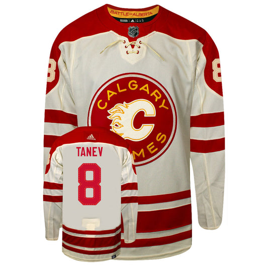 Chris Tanev Heritage Classic Calgary Flames 2023 Adidas Primegreen Jersey