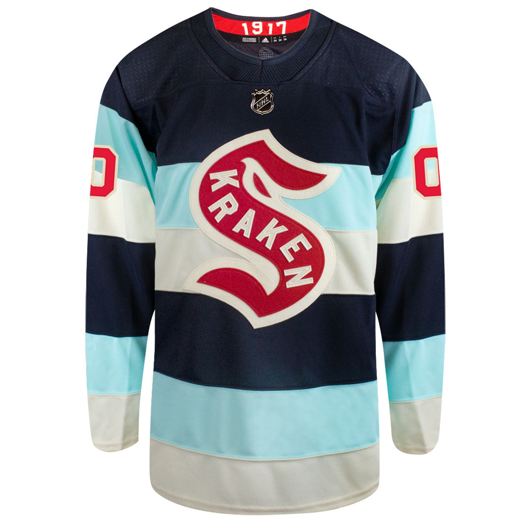 Customizable Seattle Kraken Adidas PG 2024 Winter Classic Jersey