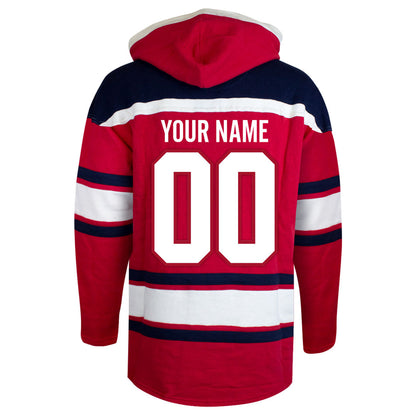 Customizable Montreal Canadiens 47' Fleece Lacer Hoody