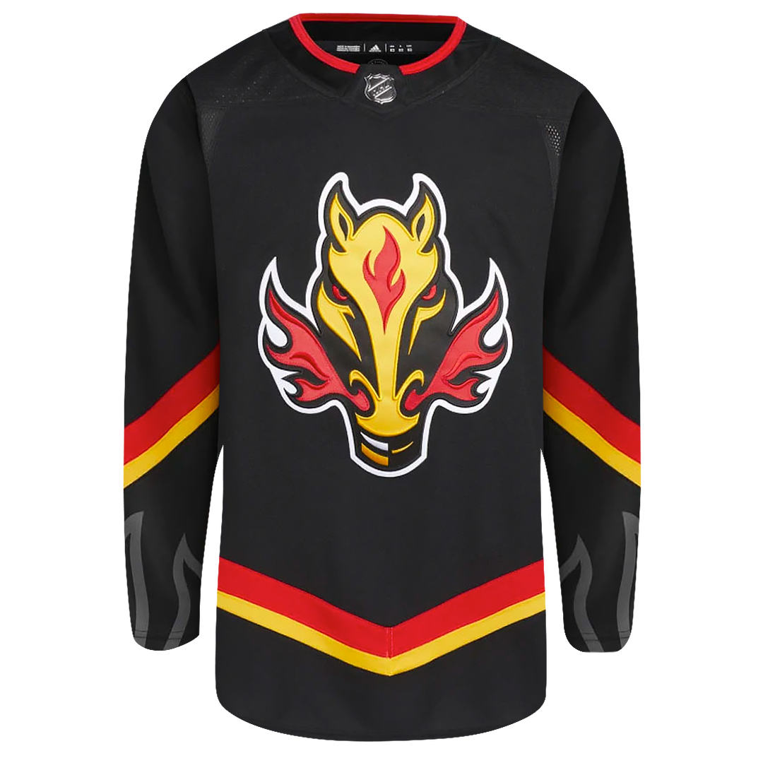 Customizable Calgary Flames Adidas Primegreen Authentic NHL Hockey Jersey