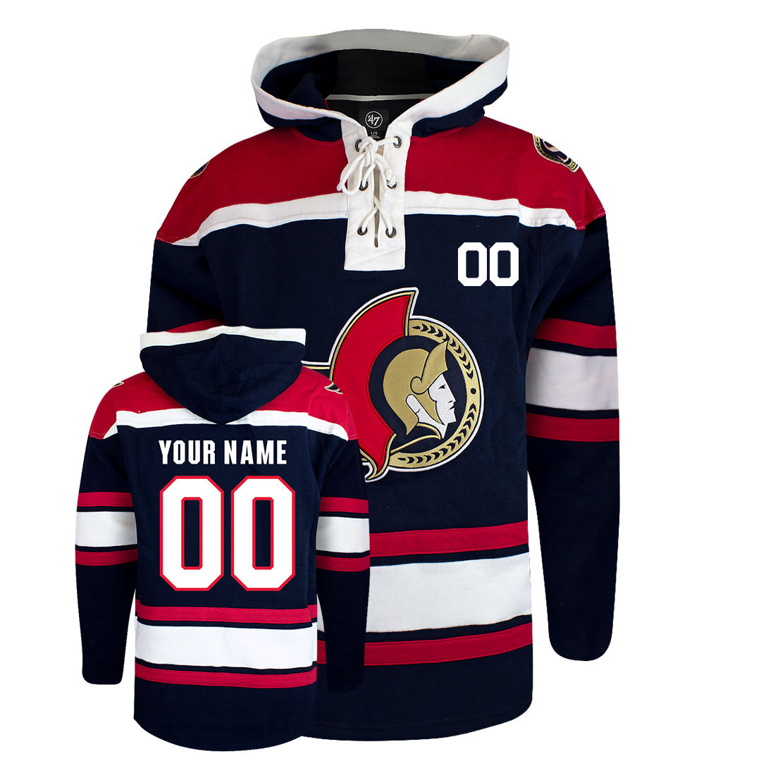 Customizable Ottawa Senators 47' Lacer Fleece Hoody