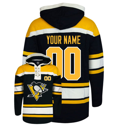 Customizable Pittsburgh Penguins 47' Fleece Lacer Hoody