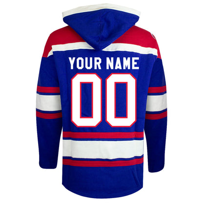 Customizable Quebec Nordiques 47' Fleece Lacer Hoody