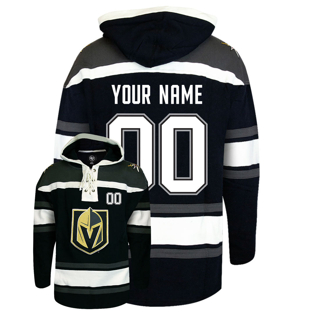 Customizable Vegas Golden Knights 47' Fleece Lacer Hoody