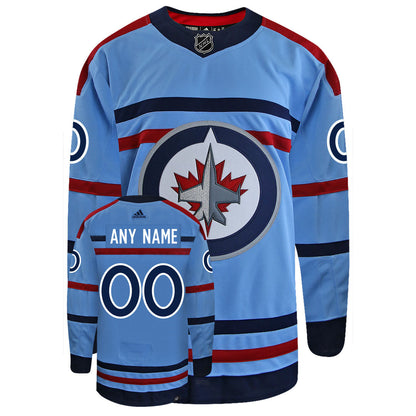 Customizable Winnipeg Jets RCAF Anniversary Adidas Primegreen Jersey