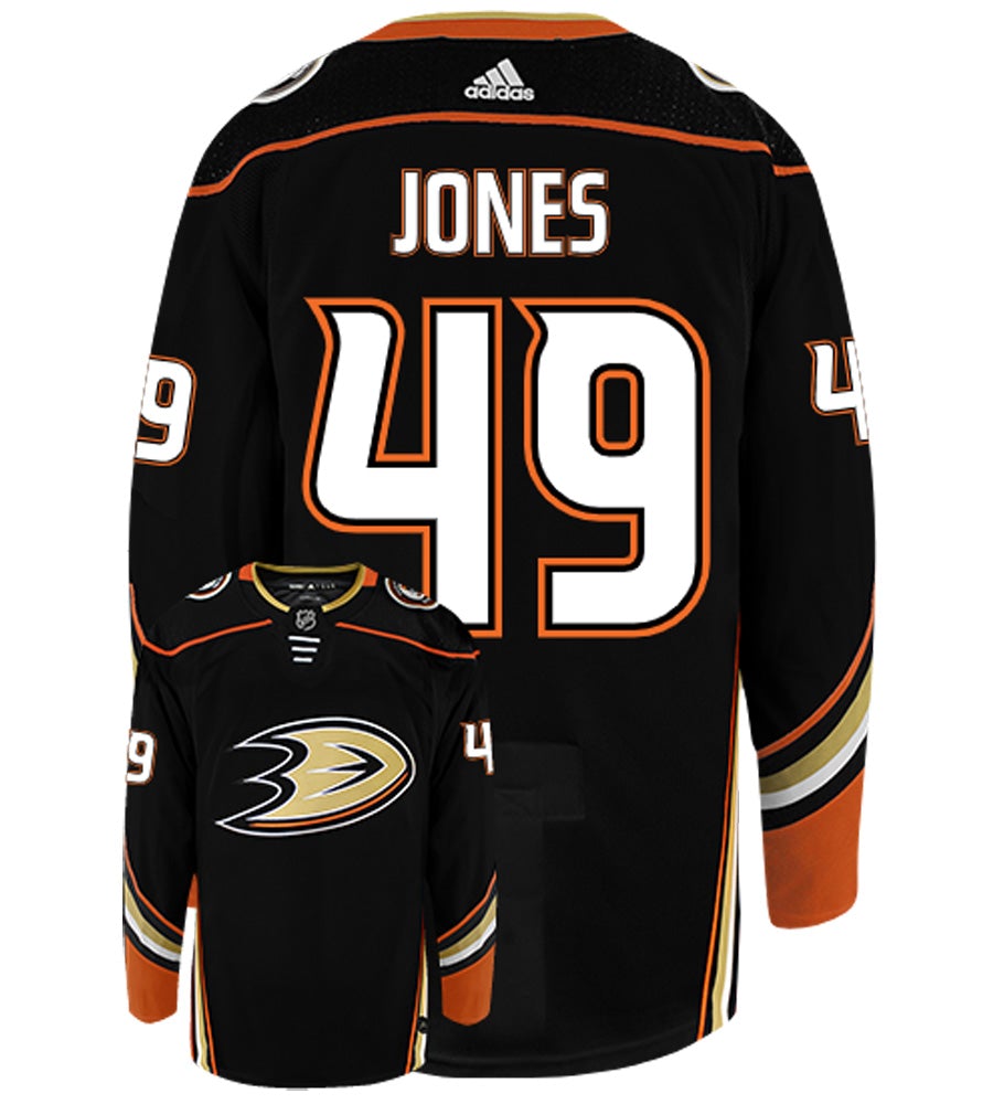 Max Jones Anaheim Ducks Adidas Authentic Home NHL Hockey Jersey
