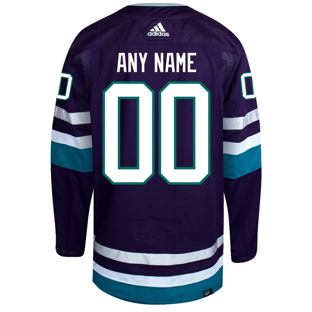 Customizable Anaheim Mighty Ducks Adidas PG Authentic 30th Anniversa CoolHockey