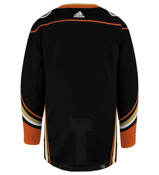 Anaheim Ducks Home Adidas Primegreen Authentic NHL Hockey Jersey  - Back View