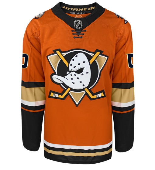 Anaheim Ducks Adidas Primegreen Authentic Third Alternate NHL Hockey Jersey - Front View