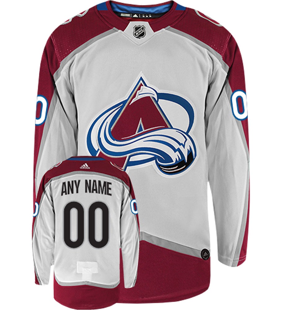 Colorado Avalanche Adidas Authentic Away NHL Hockey Jersey
