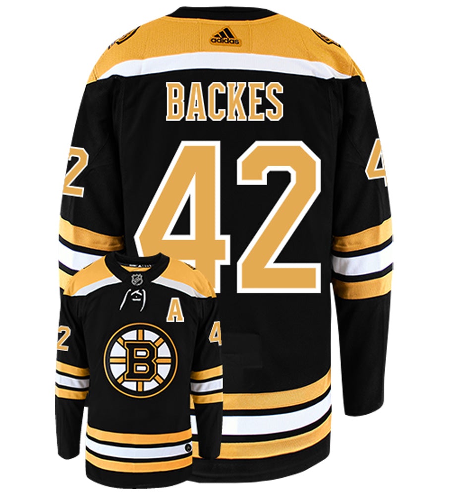 David Backes Boston Bruins Adidas Authentic Home NHL Hockey Jersey