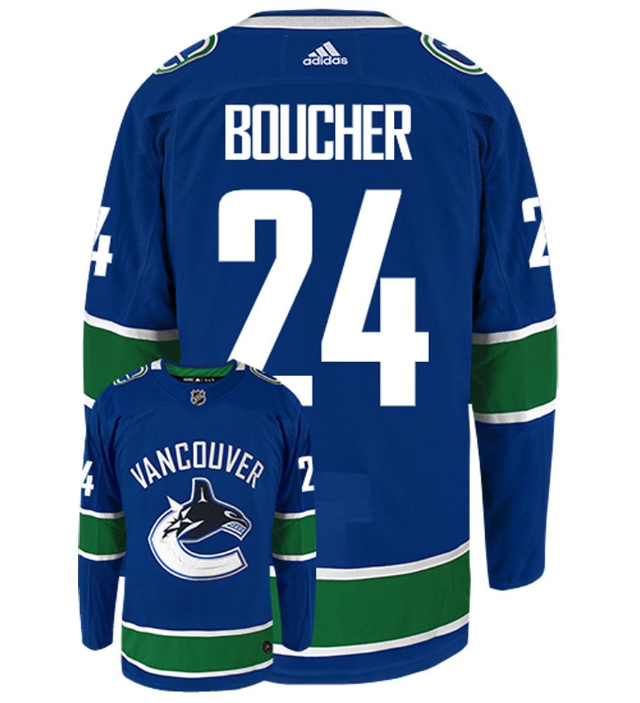 Reid Boucher Vancouver Canucks Adidas Authentic Home NHL Hockey Jersey