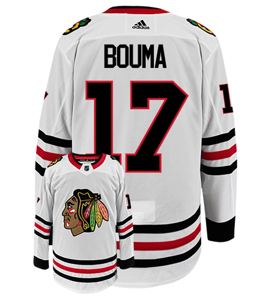 Lance Bouma Chicago Blackhawks Adidas Authentic Away NHL Hockey Jersey