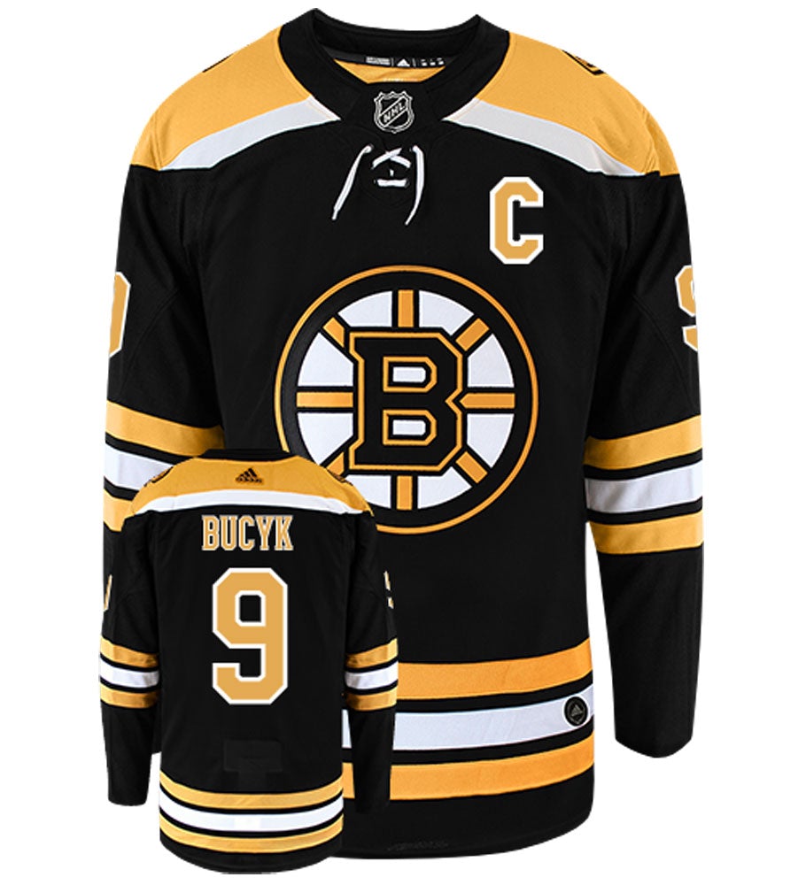 Johnny Bucyk Boston Bruins Adidas Authentic Home NHL Vintage Hockey Jersey