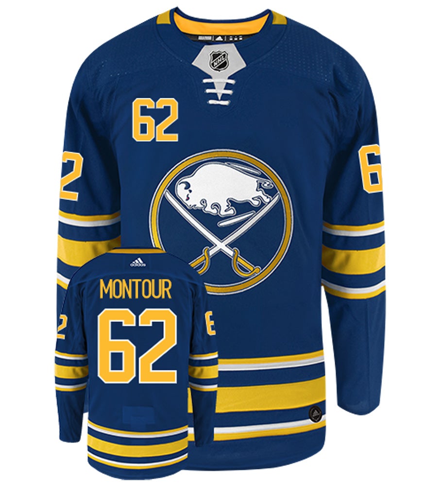 Brandon Montour Buffalo Sabres Adidas Authentic Home NHL Hockey Jersey