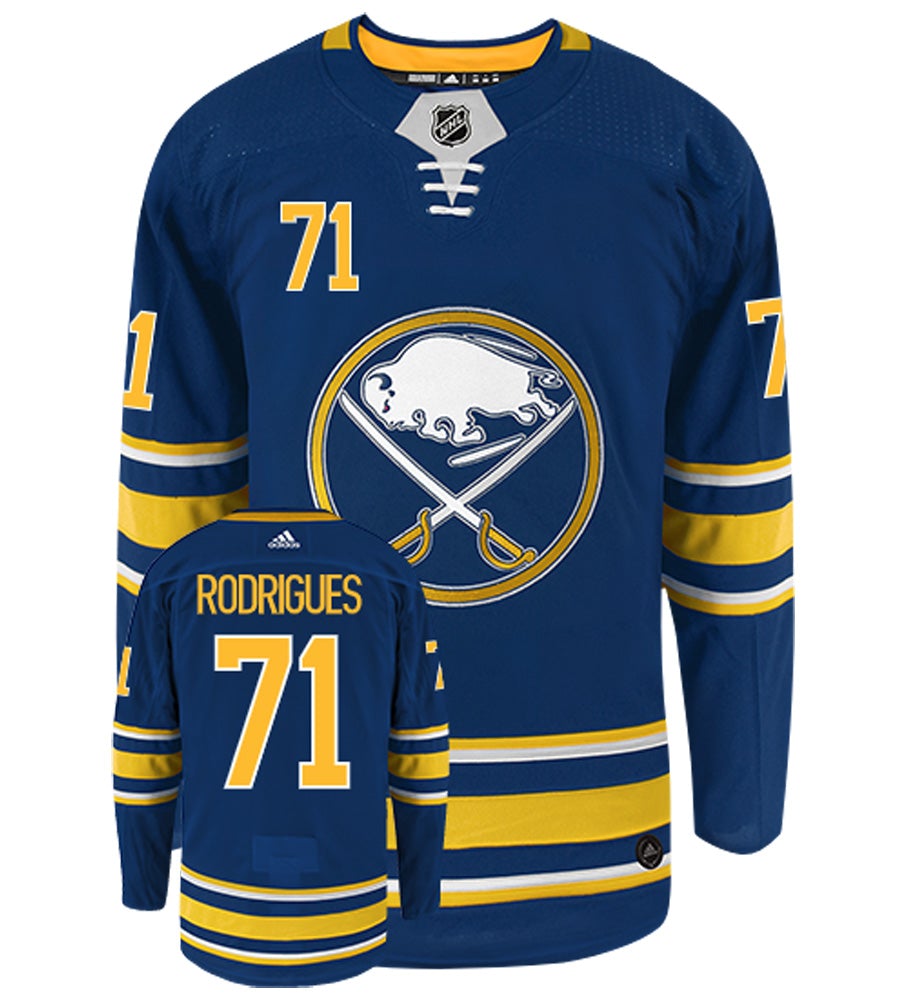 Evan Rodrigues Buffalo Sabres Adidas Authentic Home NHL Hockey Jersey