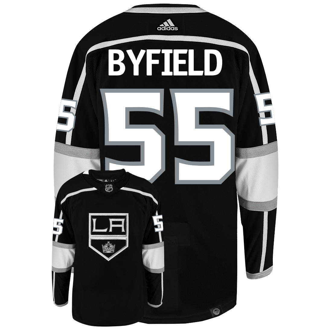Quinton Byfield Los Angeles Kings Adidas Primegreen Authentic NHL Hockey  Jersey