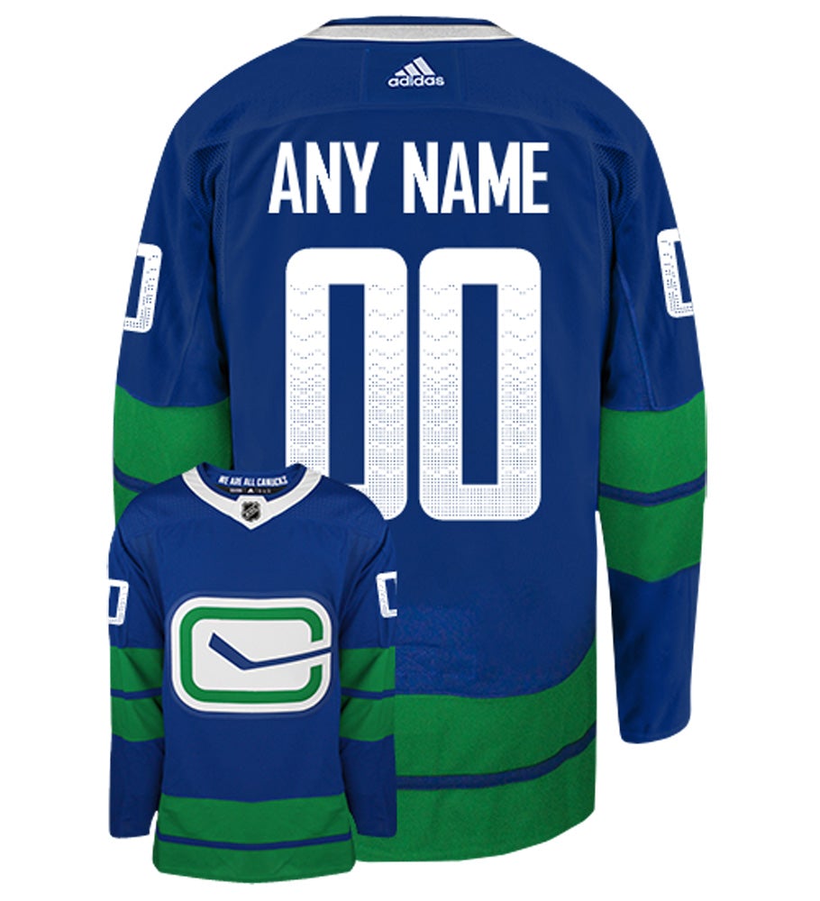 Adidas ADIZERO Authentic NHL Jersey Vancouver Canucks Team Blue sz 50