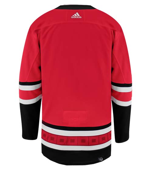 Carolina Hurricanes Home Adidas Primegreen Authentic NHL Hockey Jersey - Back View