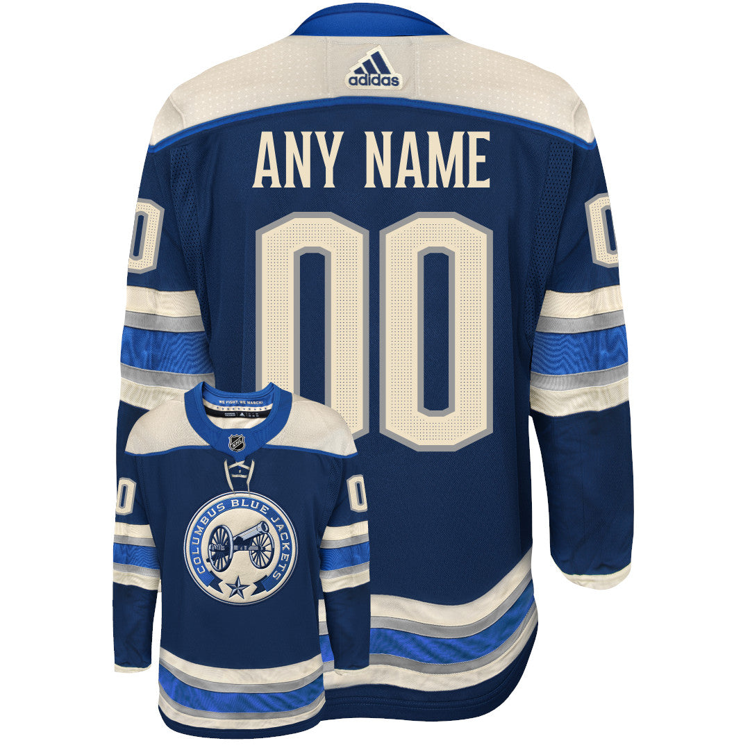 Columbus Blue Jackets  Adidas Primegreen Authentic NHL Hockey Jersey