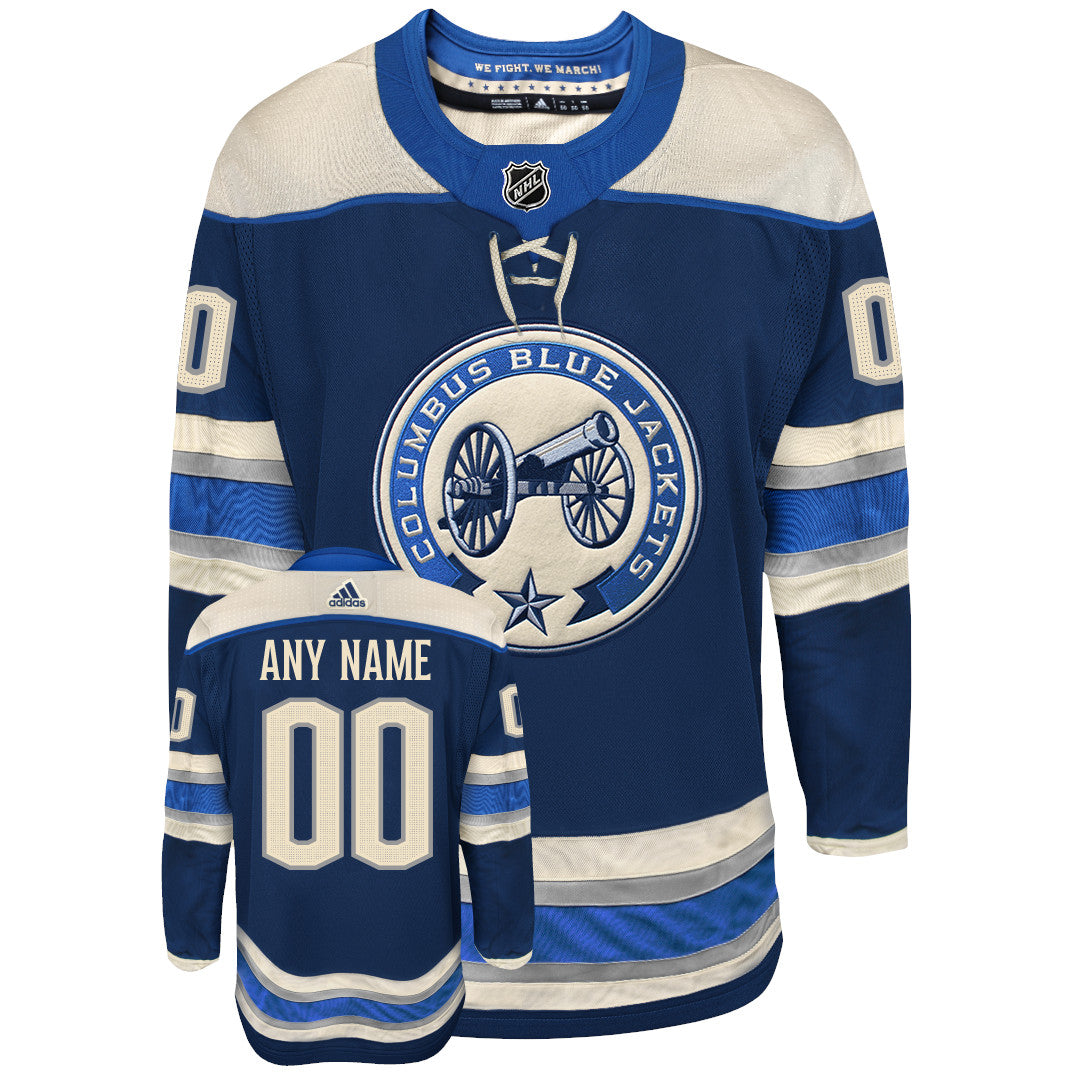 Columbus Blue Jackets  Adidas Primegreen Authentic NHL Hockey Jersey