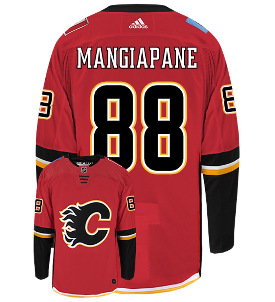 Andrew Mangiapane Calgary Flames Adidas Authentic Home NHL Hockey Jersey