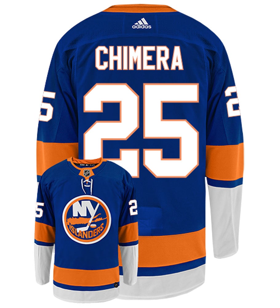 Jason Chimera New York Islanders Adidas Authentic Home NHL Hockey Jersey